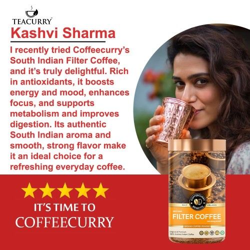 Coffeecurry South Indian Filter Coffee Testimonial Image
