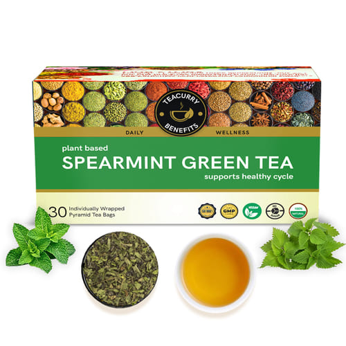 Teacurry - pcos and spearmint tea - spearmint for pcos - loose spearmint tea -