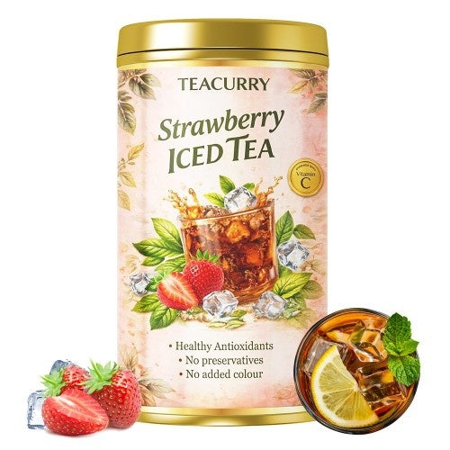 Teacurry Strawberry Instant Iced Tea Mix Main Image