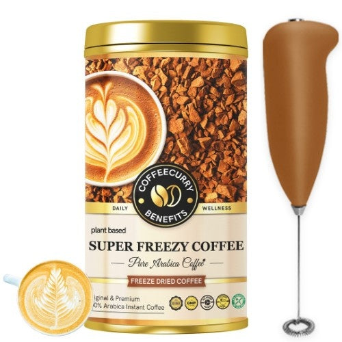 Teacurry Super Freeze Dried Coffee with Frother 
