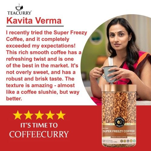 Coffeecurry Super Freeze Dried Coffee Testimonial Image