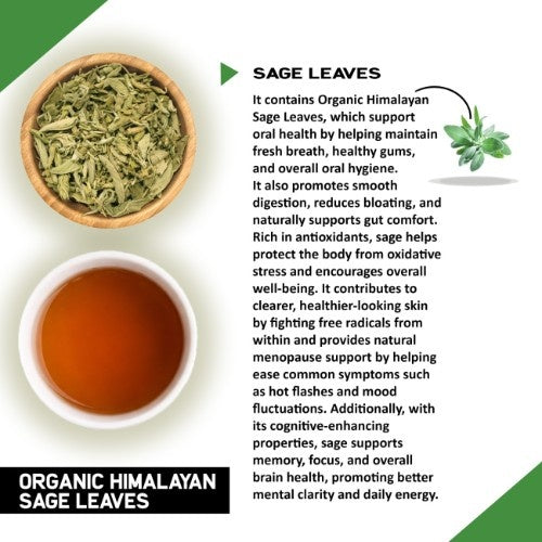 Ingredients of Teacurry Organic Himalayan Sage Leaves 
