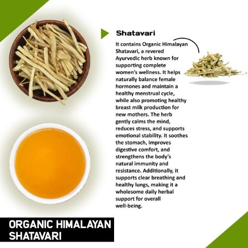 Organic Himalayan Shatavari Roots Ingredients 