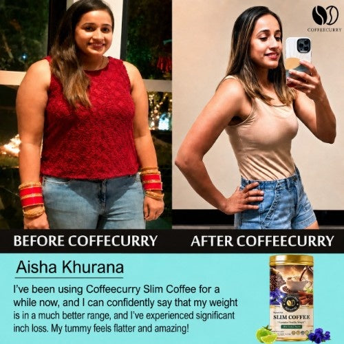 Aisha Khurana  Honest Review of Coffeecurry Slimming Coffee