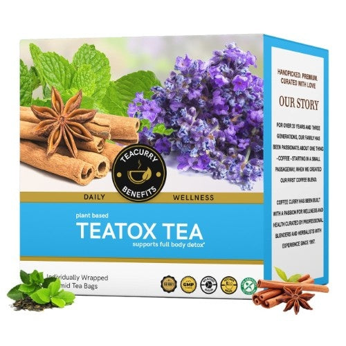 Teacurry Teatox Tea 3D Box