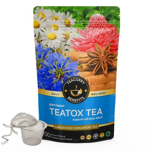 Teacurry Teatox Tea Pouch with Infuser