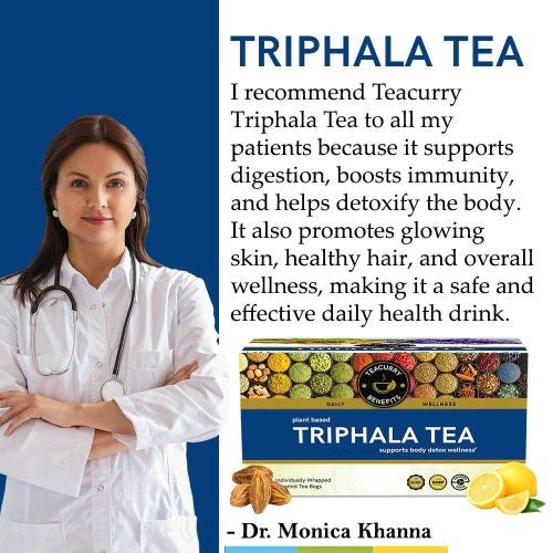 Triphala Tea - A Natural Blend For Detox, Better Digestion, & Glowing skin