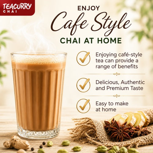 Teacurry Masala chai - cafe style  - indian spice tea - best tea for masala chai - buy masala chai