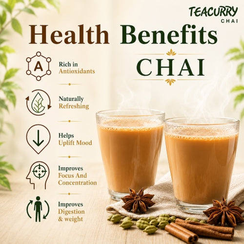 Teacurry Masala chai - chai bernefits - bombay masala chai - desi masala tea
