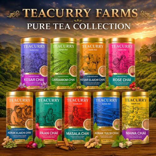 Teacurry flavored tea collection