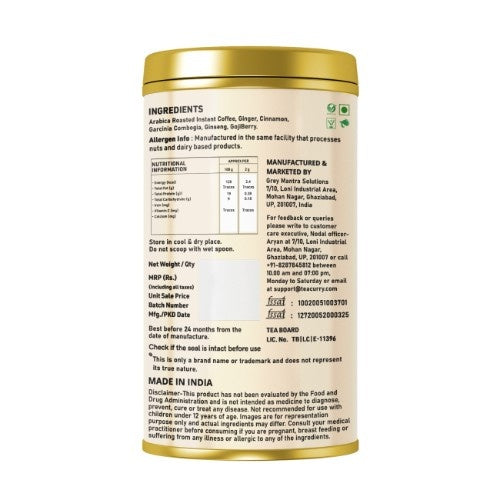Coffeecurry Liver Detox Coffee Back Image 