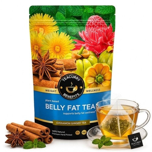 Teacurry Belly Fat Tea Pouch with Infuser 
