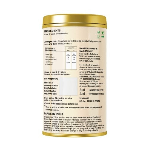 Coffeecurry South Indian Filter Coffee Back Image 