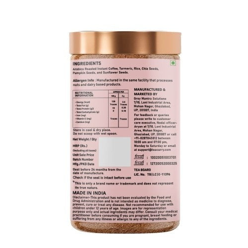 Coffeecurry Protein Coffee Back Image 