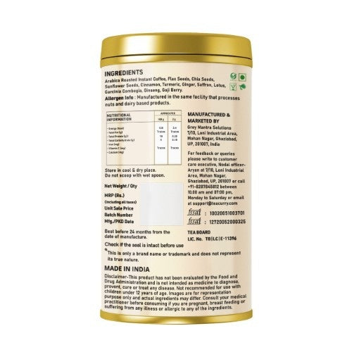 Coffeecurry Collagen Coffee Doctor Back Image 