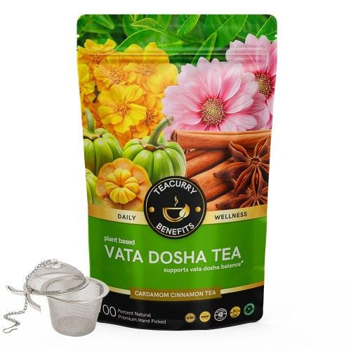 Teacurry Vata Dosha Tea Pouch with Infuser