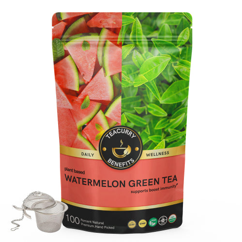 Teacurry Watermelon Green Tea Pouch with Infuser