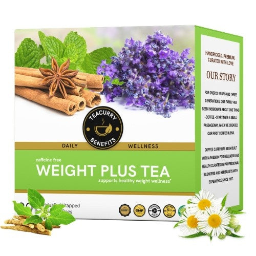 Teacurry Weight Plus Tea 3D Box