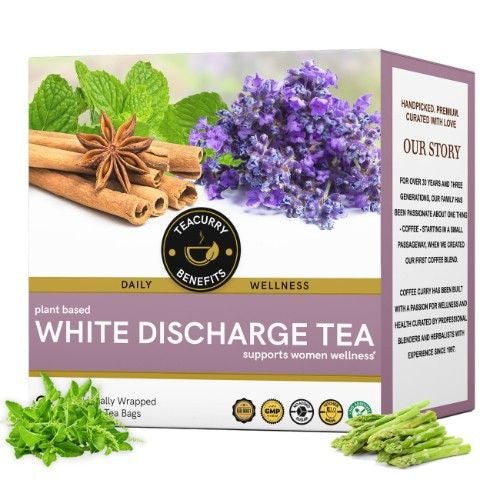 Teacurry White Discharge Tea 3D Box