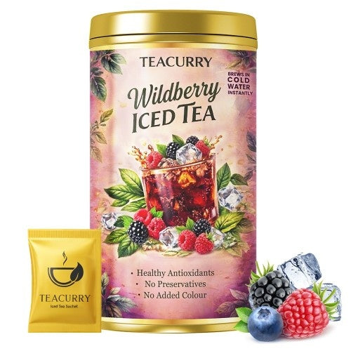 Teacurry Wildberry Instant Iced Tea Mix Sachets