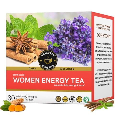 Teacurry Women Energy Tea 3D Box
