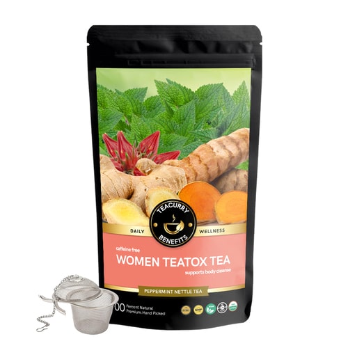 Women Teatox Tea - Promotes Weight Loss, Supports Liver Cleansing & Enhances Intestinal Well-Being