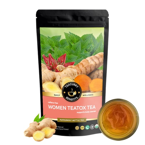 Women Teatox Tea - Promotes Weight Loss, Supports Liver Cleansing & Enhances Intestinal Well-Being