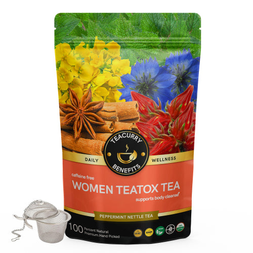 Teacurry Teatox tea Pouch with Infuser