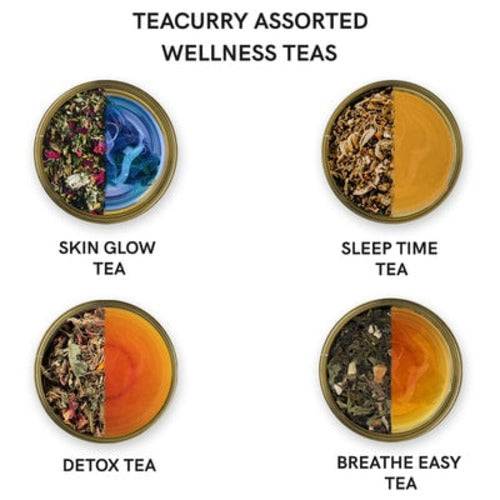 Ingredients Of Teacurry Assorted Wellness Tea Bags