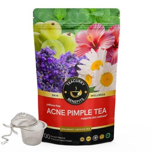 Teacurry Acne Pimple Tea Pouch with Infuser