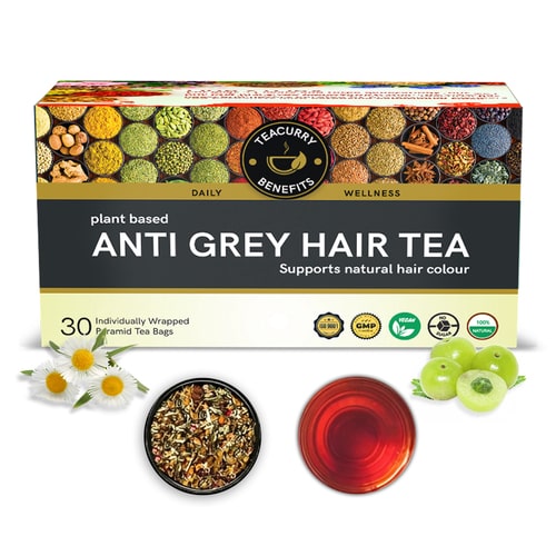 Teacurry Anti Grey Hair Tea 