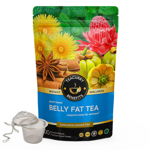 Teacurry Belly Fat Tea Pouch with Infuser