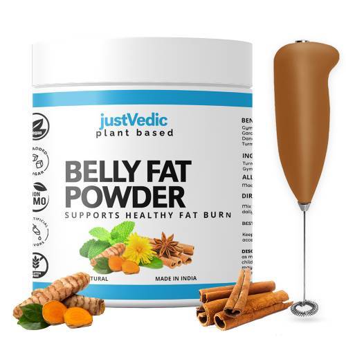 Justvedic Belly Drink Mix - frother 