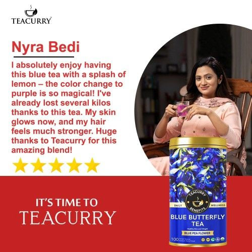 Teacurry Blue Butterfly Tea Costumer Feedback