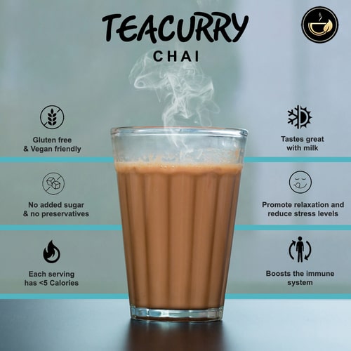 Teacurry Kadak CTC Chai - 100% natural  - ctc assam black tea - organic assam ctc tea