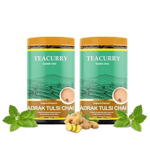 Teacurry Adrak Tulsi Chai - 200 grams 