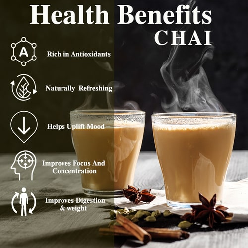 Teacurry Exquisite Black CTC Tea Combo - Masala, Cardamom, Tandoori, Paan, Chocolate, Vanilla, Rose Chai - health benefits 
