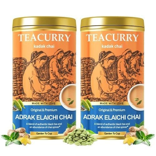 Teacurry Adrak Elaichi Chai Tin Can 