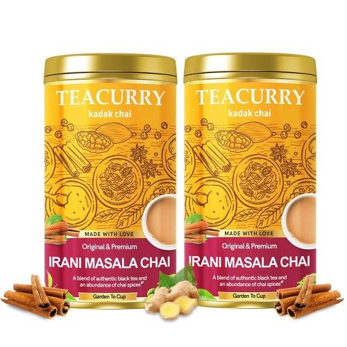 Teacurry Irani Masala Chai Tin Can 