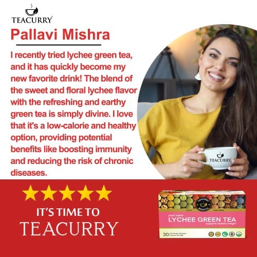 Teacurry Lychee Green Tea - customer reviews
