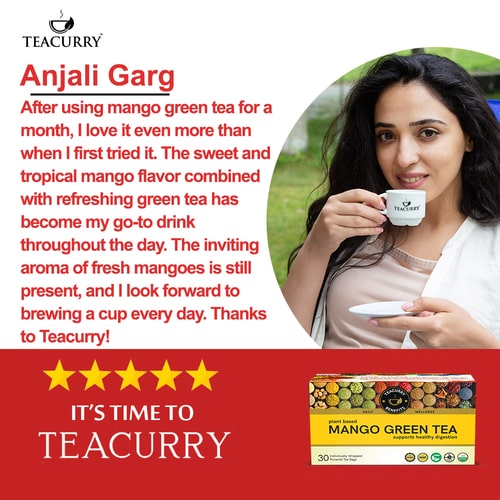 Teacurry Mango Green Tea - customer reviews