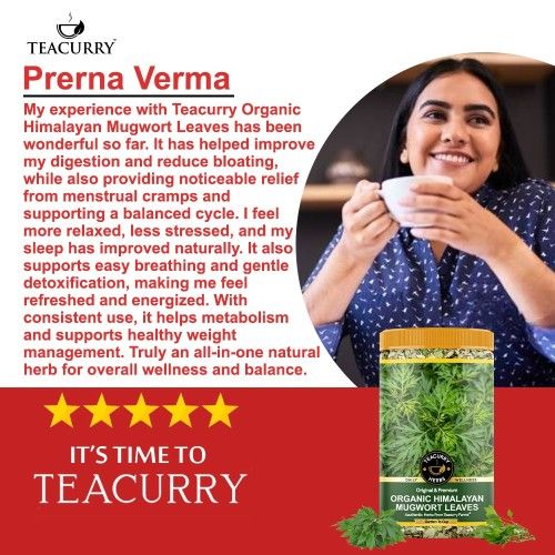 Organic Himalayan Mugwort Leaves Testimonial 