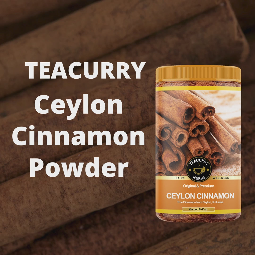 TEACURRY Ceylon Cinnamon Powder Video