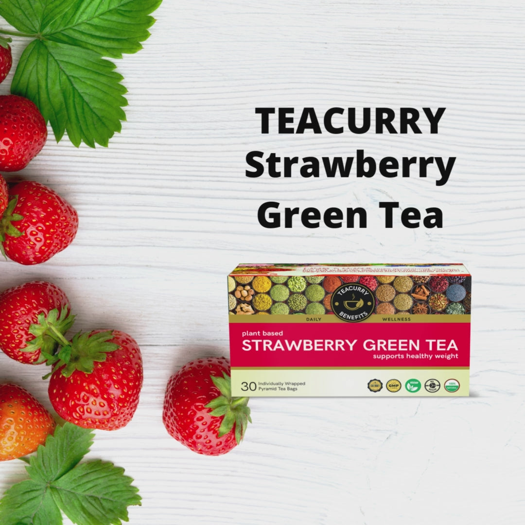 Teacurry Strawberry Green Tea Video