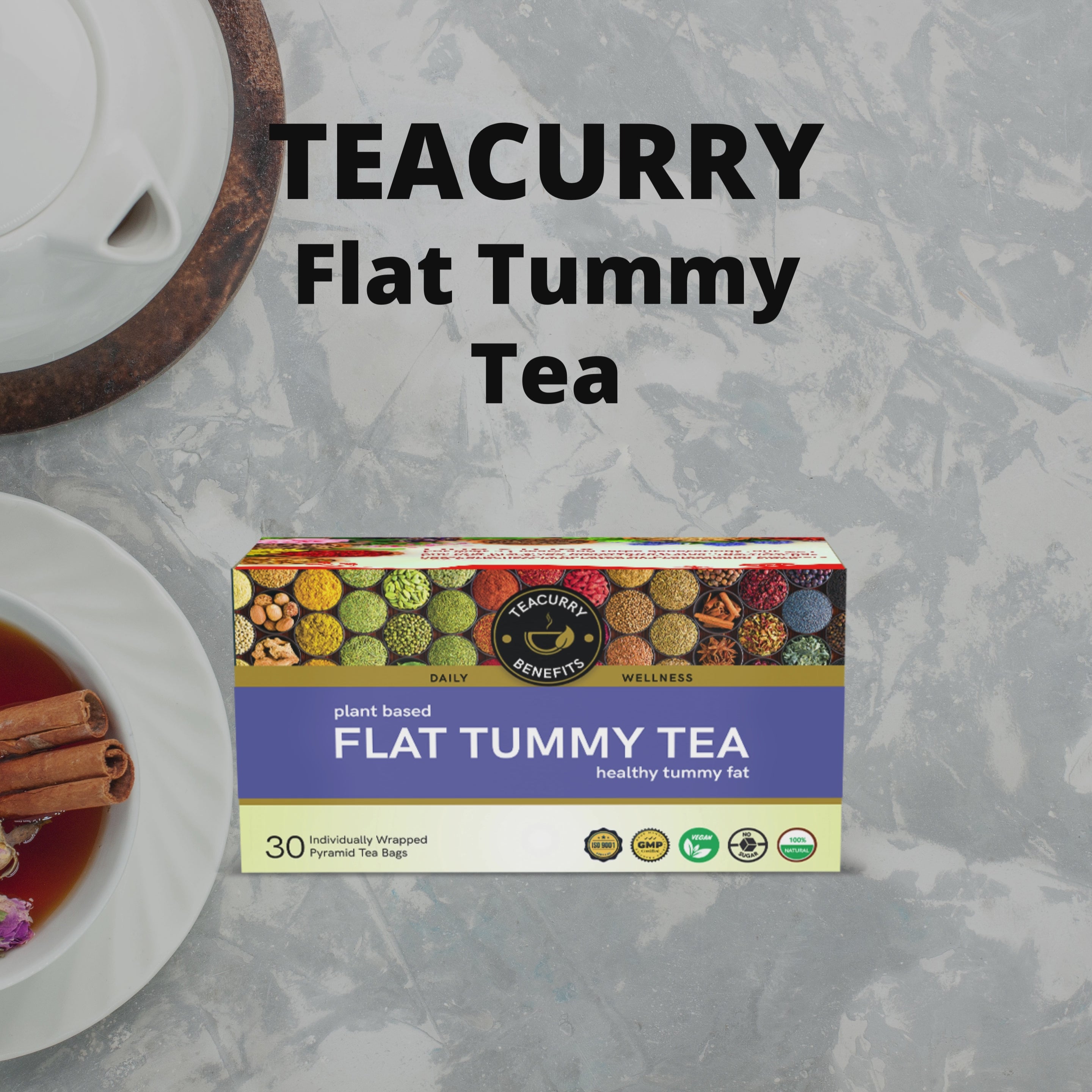 Teacurry Flat Tummy Tea Video
