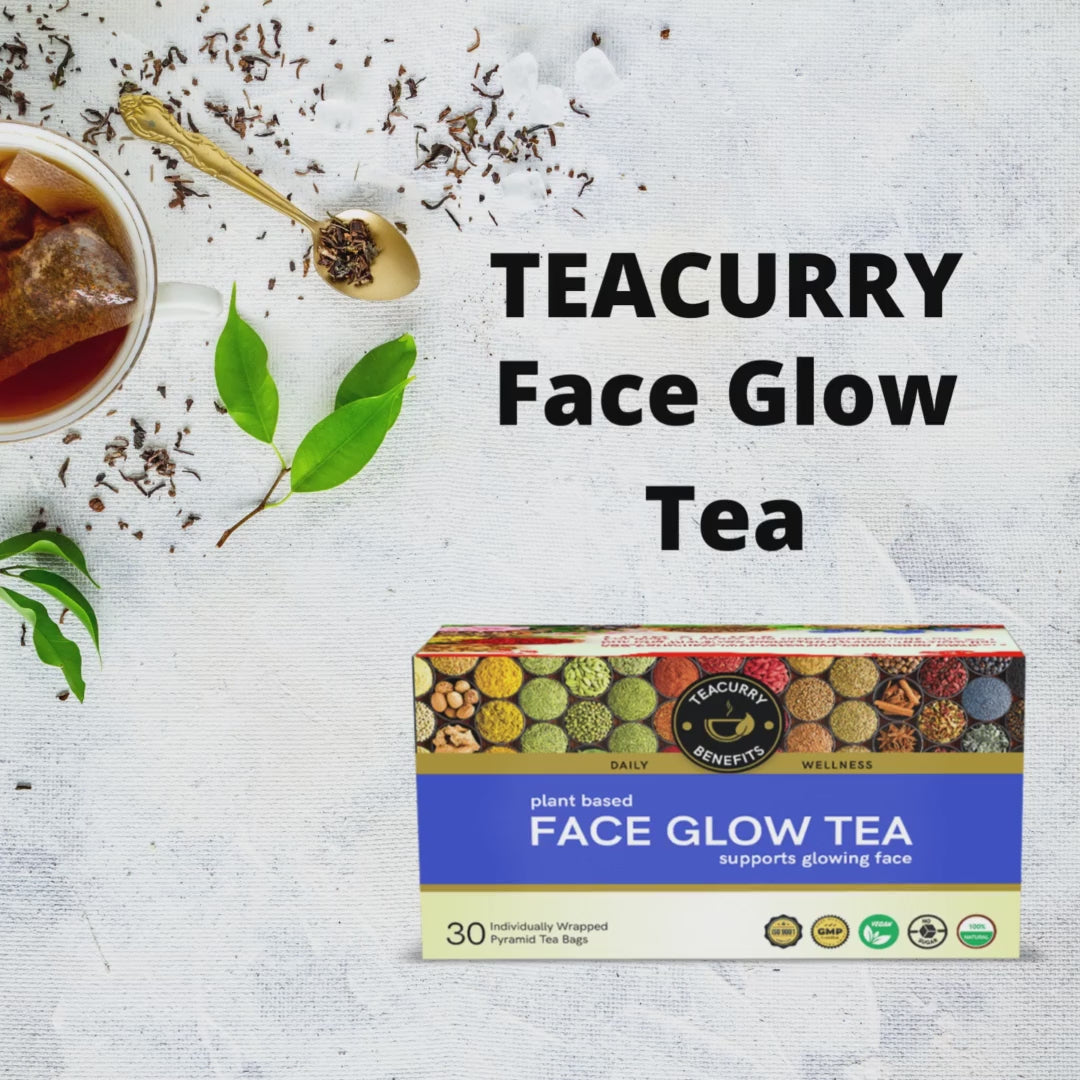 Teacurry Face Glow Tea Video