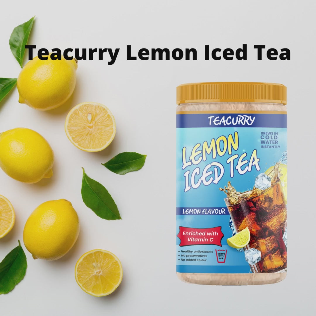  TEACURRY Lemon Iced Tea Video