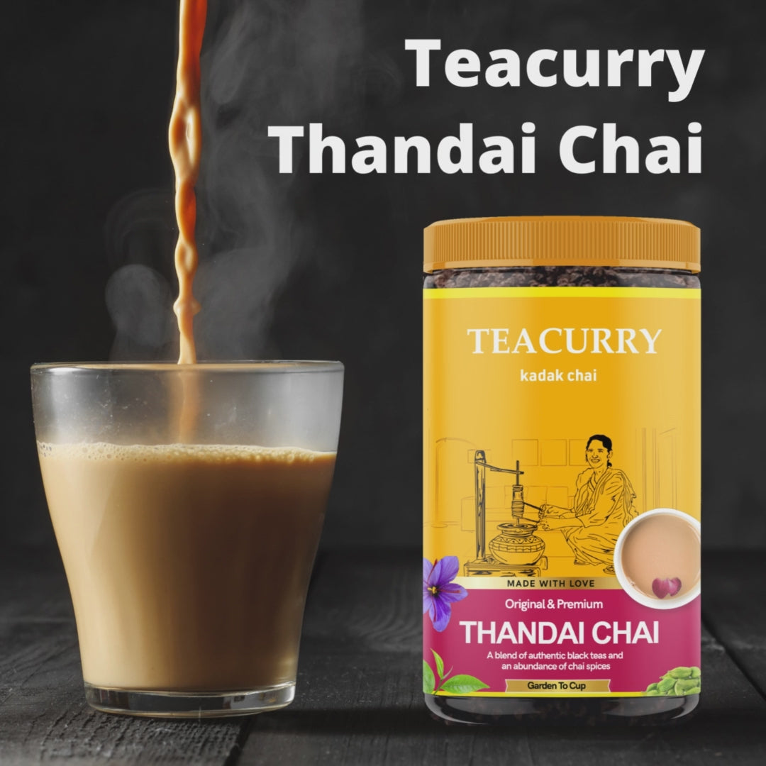 Thandai Chai - 100% Natural Thandai Flavoured Chai Tea | With Real Ingredients