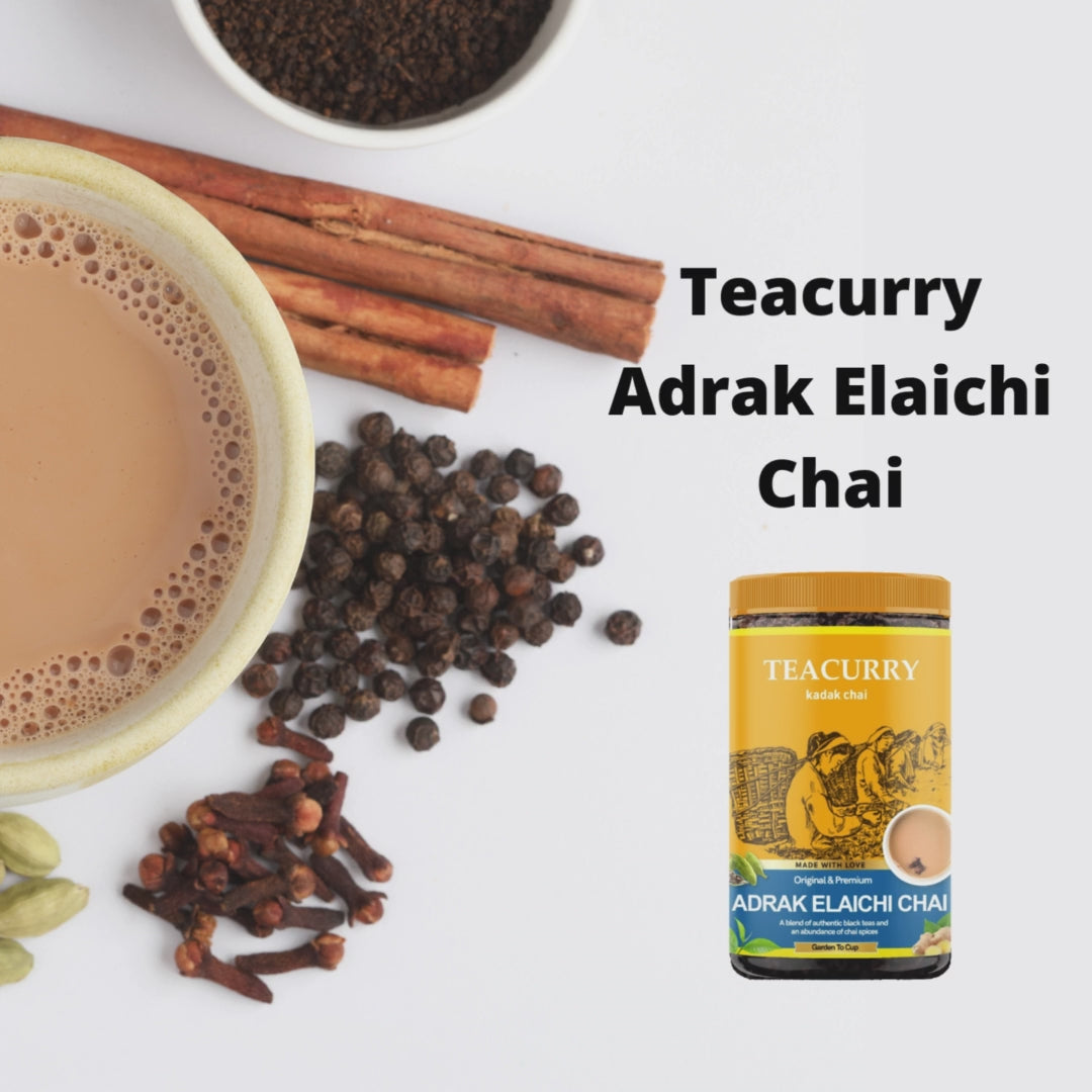 TEACURRY Adrak Elaichi Chai Video