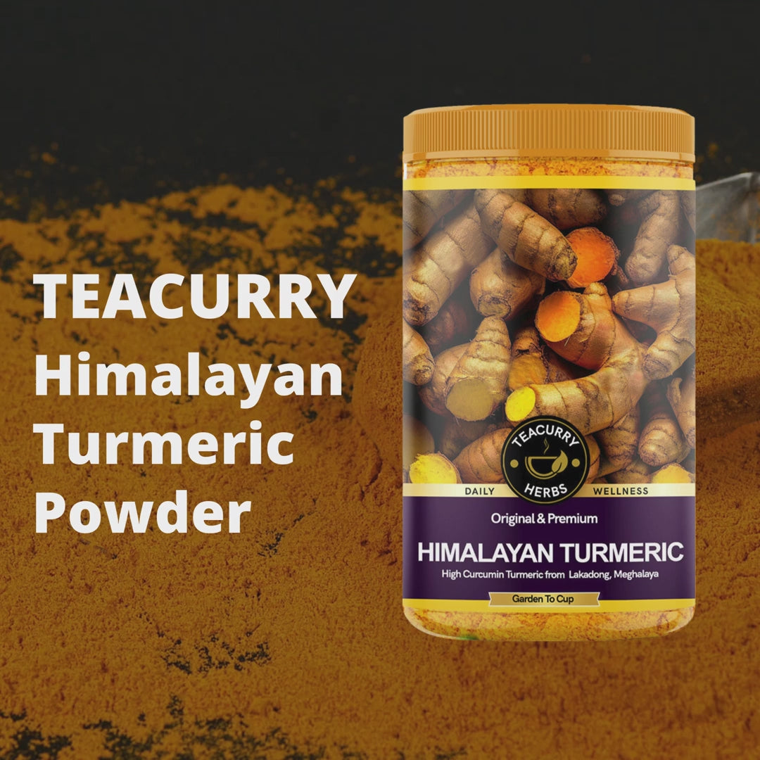 TEACURRY Himalayan Turmeric Powder Video